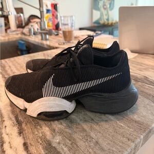 Nike Black and White Performance Sneakers